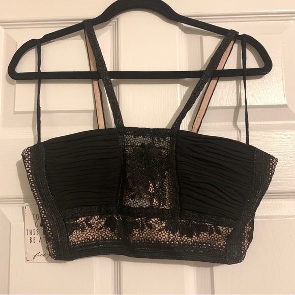 Free People Bella crop top and pant set - Picture 4 of 6